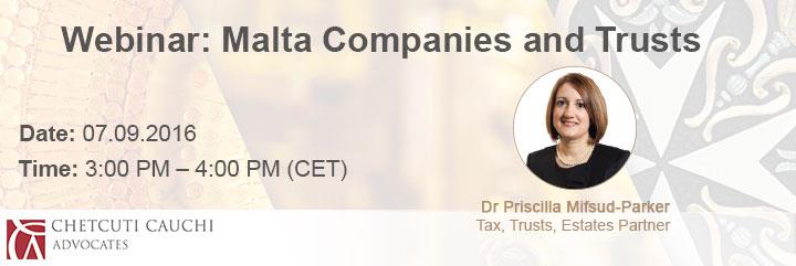 Webinar Malta Companies And Trusts